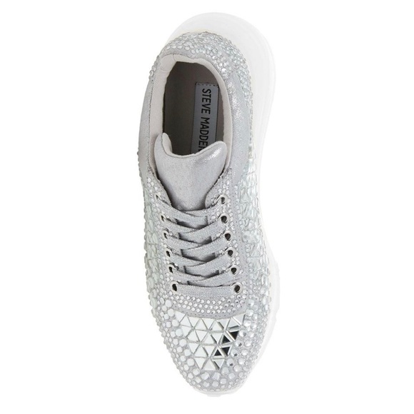 Steve Madden “CARISSA RHINESTONE” Sneakers 💎 - Picture 4 of 5